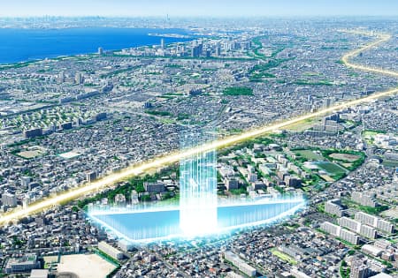 航空写真／オウカス 西千葉