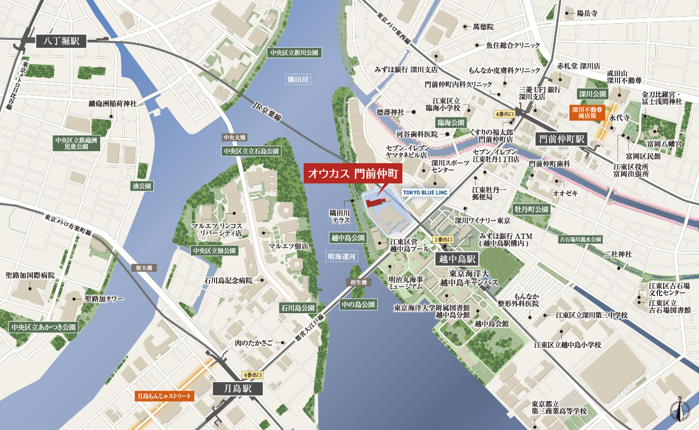 現地案内図