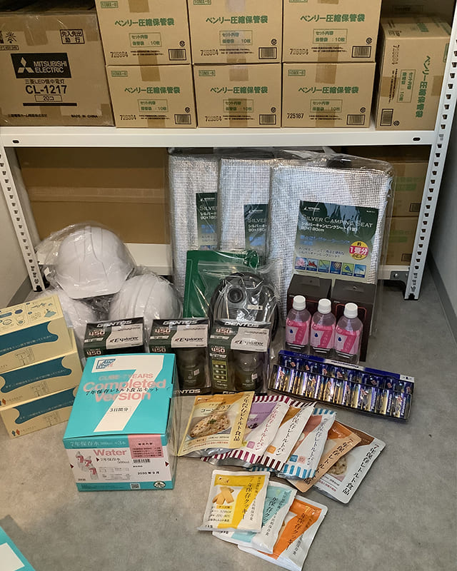 防災グッズ参考写真